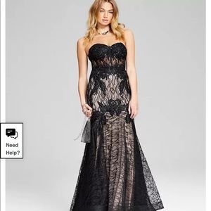 Brand new beautiful lace gown. Never used.